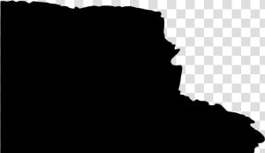 Cliff Silhouette Png  Transparent Png