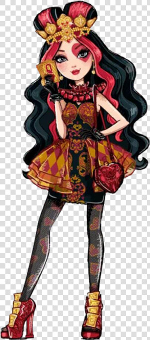 Monster High Heart Png   Ever After High Characters Lizzie Hearts  Transparent Png