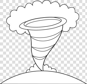 Transparent Hurricane Clip Art   Tornado Coloring  HD Png Download