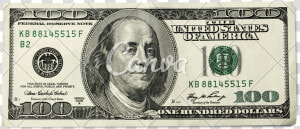 Clip Art Hundred Isolated Photos By   100 Dollar Bill  HD Png Download