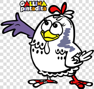 Gallina Pintadita Para Pintar  HD Png Download