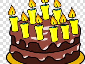 Birthday Candles Clipart Birthday Cake   Birthday Cake Clip Art  HD Png Download