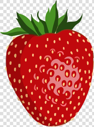 Shiny Strawberry Clip Arts   Clipart Of A Strawberry  HD Png Download