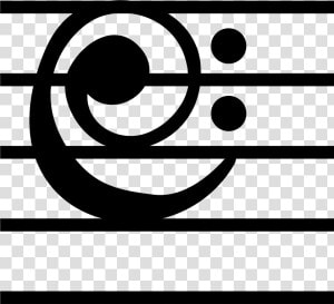 Old Bass Clef Notation   Png Download   Old Fashioned Bass Clef  Transparent Png