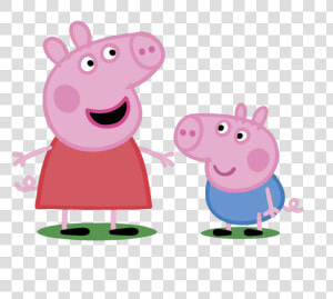 Peppa Pig Y Su Hermano Fondos De Pantalla Hd   Peppa E George Png  Transparent Png