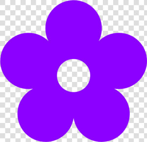 Violet Flower Clip Art   Colored Flower Clip Art  HD Png Download