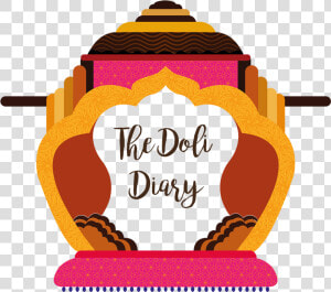 Clip Art The Diary Initial Branding   Indian Wedding Doli Png  Transparent Png