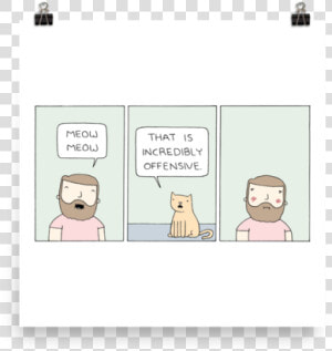 Meow Meow   Poorly Drawn Lines Gut  HD Png Download