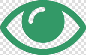 Eye Open Font Awesome Green   Eye Icon Font Awesome  HD Png Download