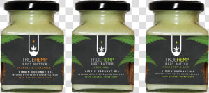 Image Of Organic Coconut  amp  Hemp Body Butters   Glass Bottle  HD Png Download