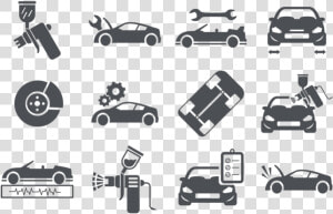 Auto Body Icons Vector   Car Assembly Icon Png  Transparent Png