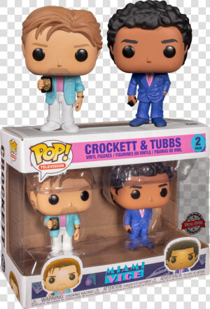 Crockett  amp  Tubbs Pop Vinyl Figure 2 pack   Pop Vinyl  HD Png Download