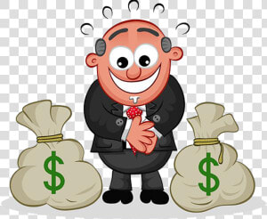 Cartoon Clip Art   Greedy Clipart Png  Transparent Png