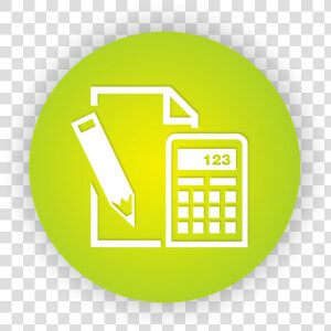 Paper Pencil And Calculator Icon   Castel Del Monte  HD Png Download