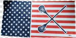 Lax Zone Usa Sticks Towel   Many Stars Are On The American Flag  HD Png Download