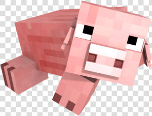 Minecraft Pig Lying Down   Minecraft Sticker Pig  HD Png Download