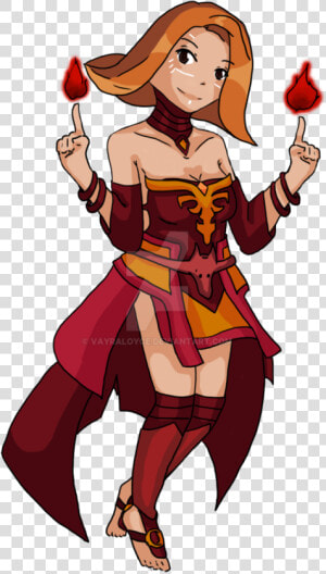 Thumb Image   Dota 2 Lina Anime  HD Png Download