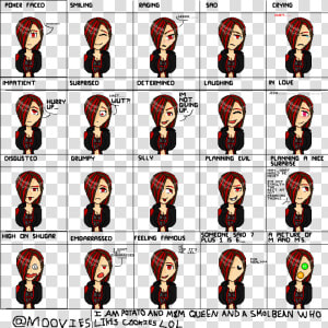 The Many Faces Of Kat Meme   Many Faces Meme  HD Png Download