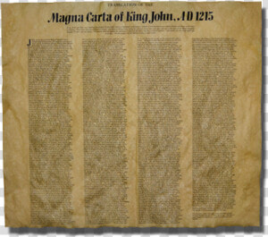 Magna Carta Of King John Ad 1215  HD Png Download