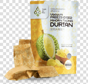 Vacuum Freeze Dried Durian Triple Six Plus  HD Png Download