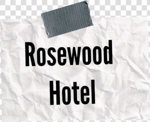 Rosewoodhotel   Linens  HD Png Download