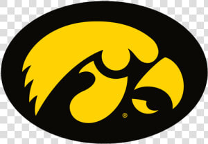 Iowa Hawkeye Logo Png   Iowa Hawkeyes Football Symbol  Transparent Png