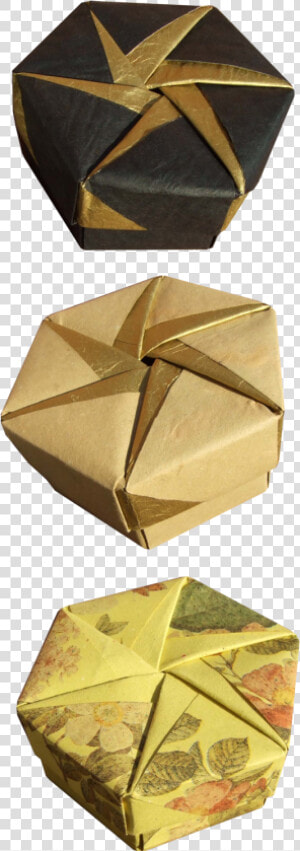 Hexagonal Origami Box Instructions  HD Png Download