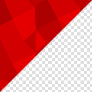 Transparent Red Pattern Png   Red Color Corner Triangle  Png Download