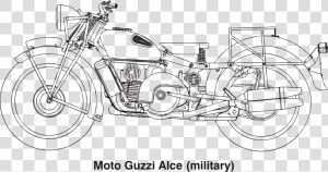 Moto Guzzi Alce   Year 1939 Clip Arts   Moto Guzzi Disegno  HD Png Download