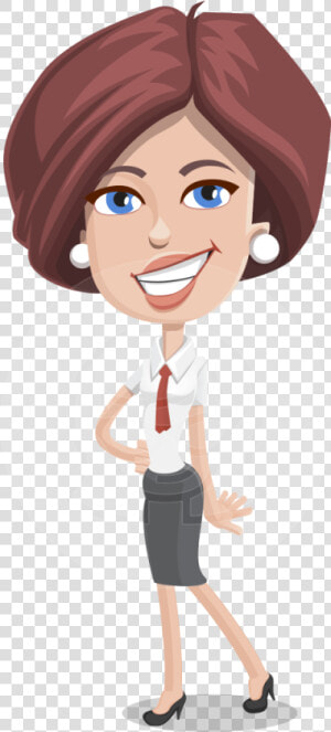 Businesswoman Clipart Successful Woman   Transparent Woman Cartoon Png  Png Download