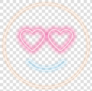  ftestickers  emotions  emoji  neon  freetoedit   Heart  HD Png Download