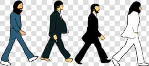 The Beatles Abbey Road Png Vector  Clipart  Psd   Beatles Abbey Road Cartoon  Transparent Png