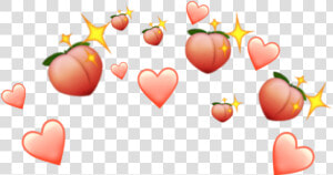  peaches  feelingpeachy  peachy  peach  peachcrown   Peach Emoji Crown Png  Transparent Png