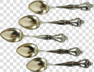 Sterling Silver Demitasse Spoons   Spoon  HD Png Download