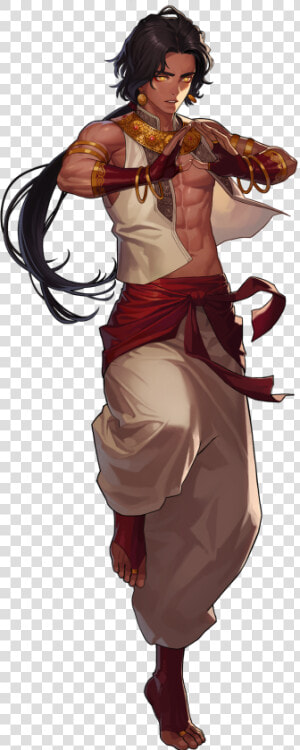 Dnd Female Human Monk  HD Png Download