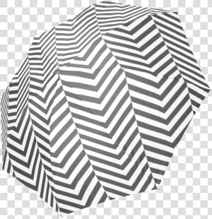 Black And White Classic Chevron Pattern Foldable Umbrella   Verzerrte Wahrnehmung  HD Png Download