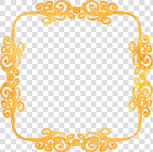 Borde De Flores Naranjas Png  Transparent Png