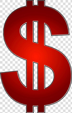 Red Dollar Sign Png   Red Dollar Sign Transparent  Png Download