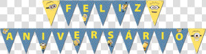 Feliz Aniversario Download De Papel De Parede   Faixa Feliz Aniversário Minions  HD Png Download