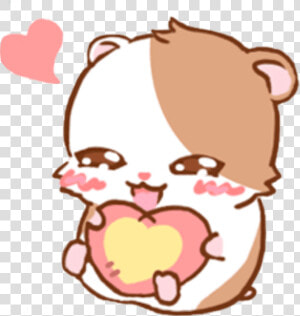 Cute Hamster Sticker By Mah Sister   Transparent Kawaii Hamster  HD Png Download