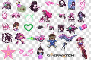 Transparent Overwatch Clipart   D Va Overwatch Graffiti  HD Png Download