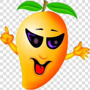 Clip Art Cartoon Mango   Cartoon Mango With Transparent Background  HD Png Download