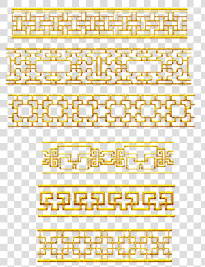 Split Line Gold Border Retro Png And Psd   Gold Border Line Png  Transparent Png