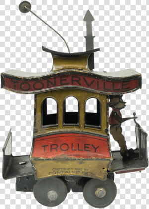 Toonerville Trolley Vintage Tin Toy Clip Arts   Locomotive  HD Png Download