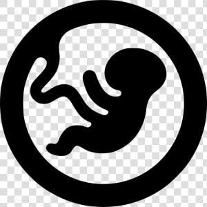 Embryo   Recycle Symbol Black Background  HD Png Download