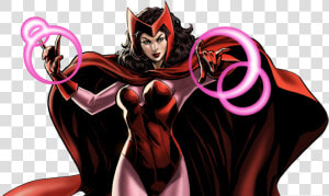 Scarlet Witch Comic Transparent  HD Png Download