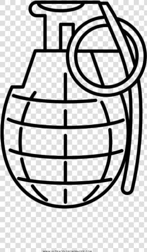 Grenade Coloring Page Ultra   Granat Rysunek  HD Png Download