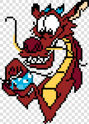 Mushu And Cricket Drawing  HD Png Download