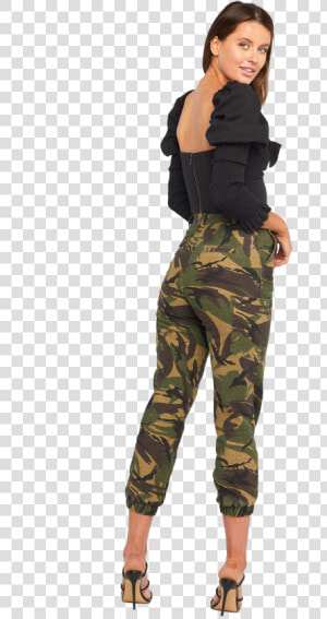 Safari Camo Pant In Colour Chive   Army  HD Png Download