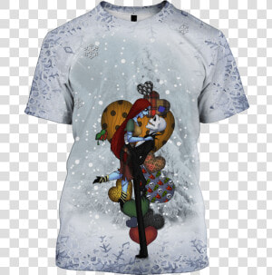 Gearhuman 3d Jack And Sally In Winter Custom T shirt   C  Programming T Shirt  HD Png Download